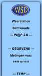 Mobile Screenshot of mobiel.weerstation-damwoude.nl